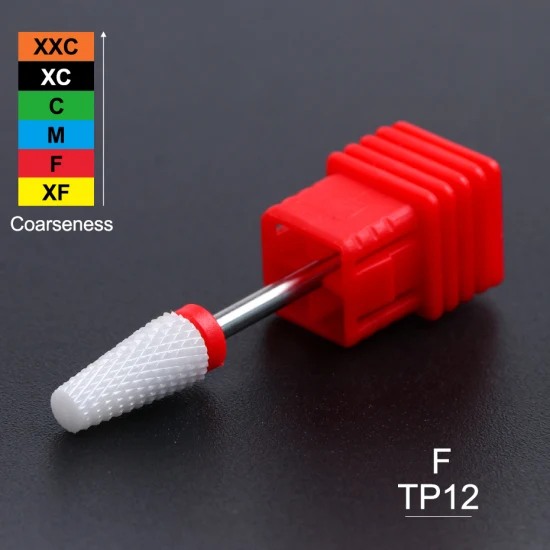 16 типов фрез для ногтей, фрезы для ногтей, керамические сверла для электрического станка, маникюрный педикюр, кутикулы, аксессуары для ногтей, инструменты TRTP01-16 - Цвет: TP12
