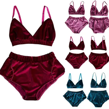 

New Fashion Silk Satin Sexy Flowers Floral Lace Pajamas Underwear Women's solid color seamless wire free Suits Shorts S-XL 50**