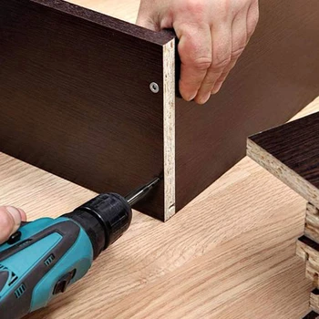 

17 PCS Door And Window Hinge Hinge Hole Opener Hex Drill Bit Positioning Special-shaped Drilling Black Hinge Drill Set