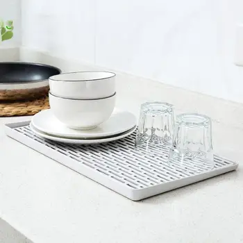 

Home Double Layer Dish Vegetable Water Tray Drainer Multifunctional Drying Rack Kitchen Organizer Washing Holder Storage Rack