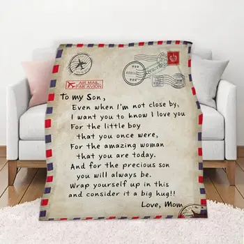 

Personalized Thanksgiving Blanket Send Warm Blanket Daughter/wife Sofa Soft Plush Bedspread Camping Thin Quilt Custom Blankets