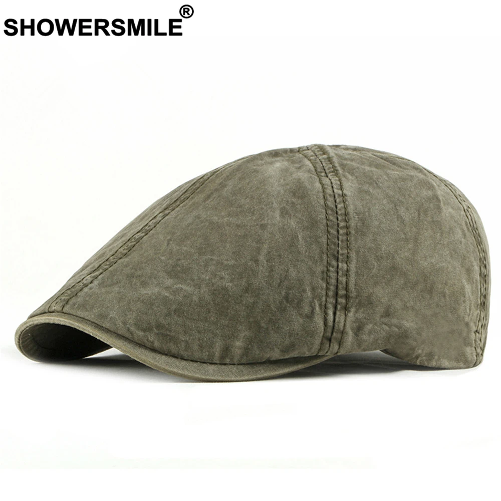 SHOWERSMILE кепка газетчика хлопковая Мужская Берет Весна-Лето Британский Стиль