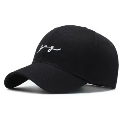 Black Snapback Кепка для мужчин и женщин SILOQIN с вышитыми буквами, хлопковая бейсболка, регулируемый размер, унисекс, шапка с язычком, модные шляпы для пар - Цвет: Black