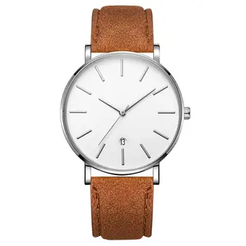 

Simple Men Watch Luxury Brand Men Quartz PU Leather Watch Business Wrist Watch Male Clock Reloj Hombre Masculino C068