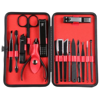 

16-Piece Pedicure Manicure Set Stainless Steel Horny Scissors Scissors Clippers Nail Clippers Set