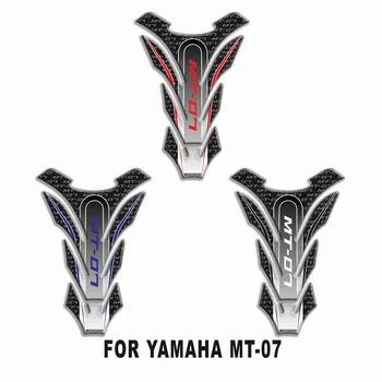 

MTKRACING 3D Fishbone Sticker Fuel Tank Pad Sticker Protection Decoration Sticker FOR YAMAHA MT-07