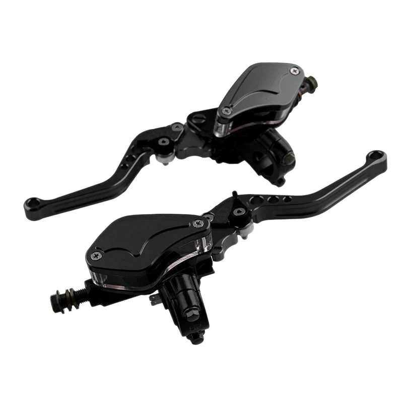 1 Pair Universal Motorcycle Hydraulic Brake Clutch Master Cylinder Reservoir tank | Автомобили и мотоциклы