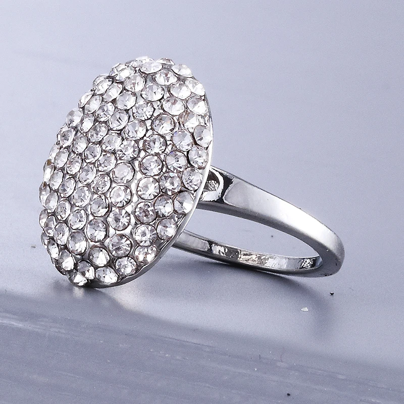 Bague de Fiançailles et de Mariage avec Breloque Twilight