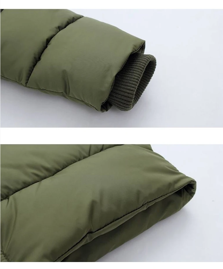 Boy Winter Fashion Thickening Children Cotton-padded Catamite Clothes Loose Black Padded Jacket Long Coat