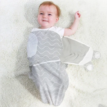 

3Pcs/Set Baby Swaddle Blanket Newborn Sleeping Bag Adjustable Sleepsack Bedding Soft Breathable Cotton Infant Wrap