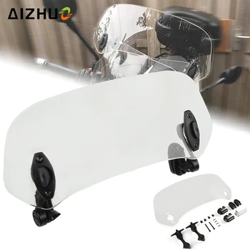 

Transparent Motorcycle Adjustable Wind Screen Windshield Spoiler Air Deflector for DUCATI 749 848 1198 1098 1199 950 MULTISTRADA