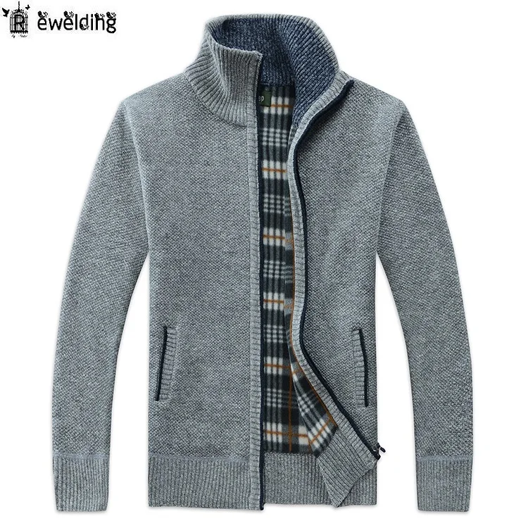 Men's Casual Sweater Coats Autumn Winter Fashion Brand Mens Cardigan Jacket High Collar Pockets Knit Outwear Coat Sweater Male Men's Casual Sweater Coats Autumn Winter Fashion Brand Mens Cardigan Jacket High Collar Pockets Knit Outwear Coat Sweater Male