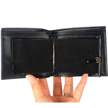 

PU Leather Street Stage Magic Flame Fire Wallet Funny Magician Prop Portable Show Profession Teenager Small Bifold Toy Gift