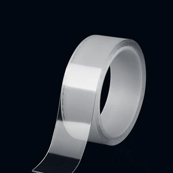 

2/3/5m Reusable Double-Sided Adhesive Nano Traceless Tape Upgraded Version Strong Clear Transparent Acrylic Foam Adhesive
