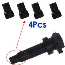 273012b010 4 pçs/set tampa da vela de ignição conector bobina de borracha para kia soul 1.6l para hyundai accent kia rio motor