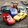 Disney Boy Pixar Cars 2 3 Lightning McQueen Jackson Storm Mater 1:55 Diecast Metal Alloy Model Car Toy Children Birthday Gift 1