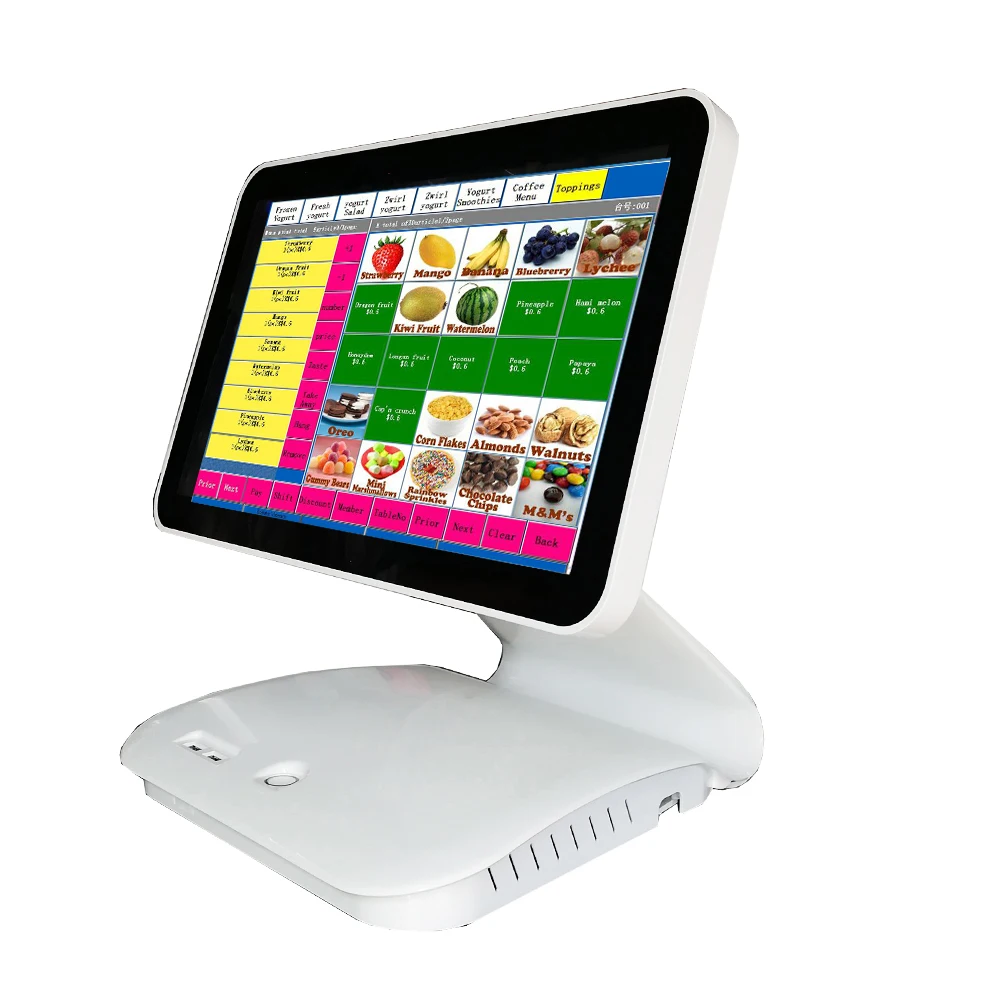 

Factory sales POS System white Cash Register 15.6 inch touch screen POS machine POS terminal