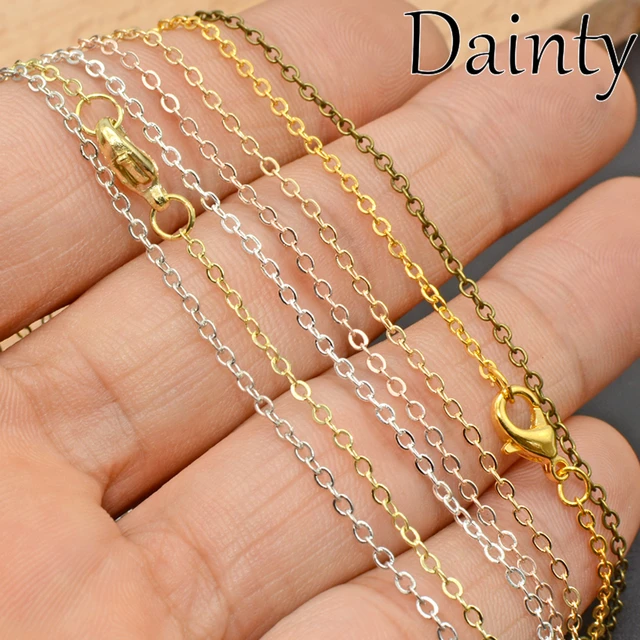 Bulk Chains Bulk Necklaces Wholesale Chains Rose Gold Chains 18 Inch Chains  26 Inch Chains 20 Inch Chains Rose Gold Plated Chains 12pcs