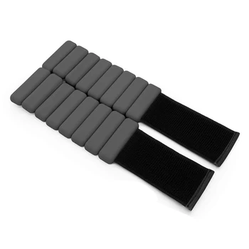 

2pcs Yoga Adjustable Bracelet 1 Pound Each Walking Home Gym Soft Silicone Wrist Weight Sweatproof Fitness Accessories Gymnastics