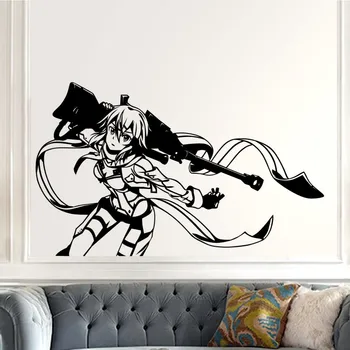 

Sword Art Online Wall Decal Sao Vinyl Wall Stickers Decal Decor Home Decoration Anime Car Sticker