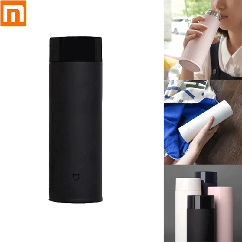 XIAOMI MIJIA 350ML Thermos Water Bottle Stainless Steel Thermal Coffee  Travel Cup with Lid for Sport Office Home (No FDA Certificate) - Black  Wholesale