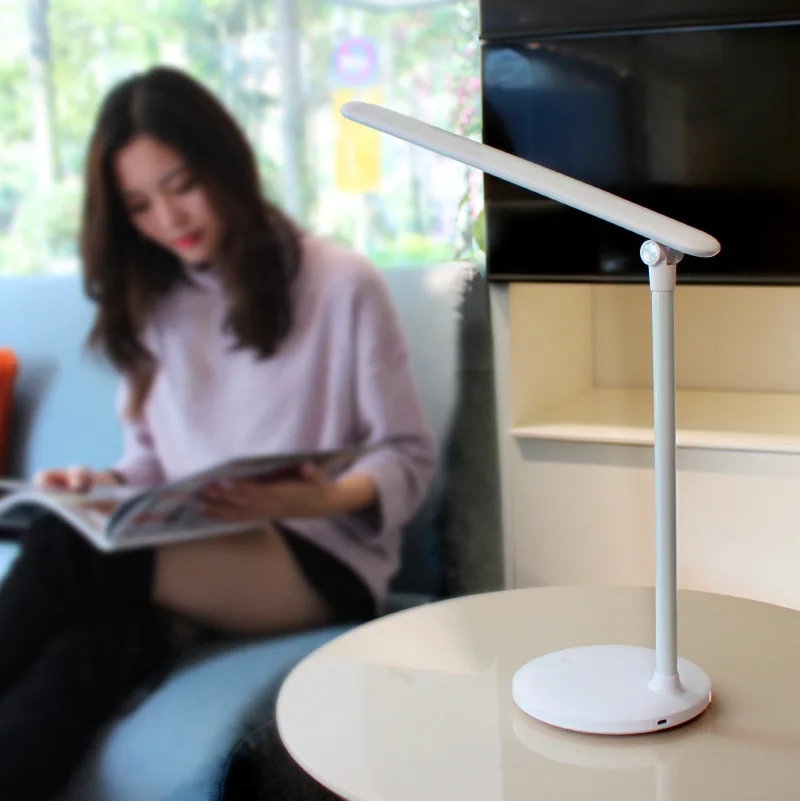 B2OCLED USB Rechargeable LED Table Lamp 3 Modes Dimmable 36 LEDs Desk Lamp Bedside 180 Degree Adjustable Reading Light