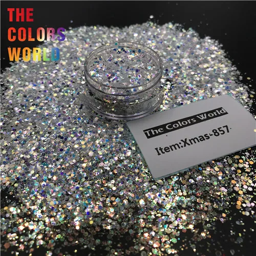 Xmas-857 200g TCT-375 рождественские ногти блестящий дизайн ногтей рождественские украшения макияж тату тумблеры ручной работы аксессуары праздничные Вечерние - Цвет: Xmas-857 200g