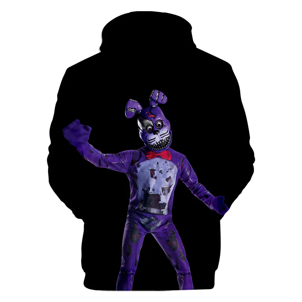 3D печатная игрушка медведь толстовки Five Nights at Freddy толстовки с капюшоном для женщин и мужчин одежда с длинными рукавами модные повседневные толстовки пальто
