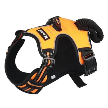 

Dog Harness Pet Vest Reflective Adjustable Breathable Leash Set For Small Medium Dogs Puppy Collar Cat Dog Chest Strap Leash