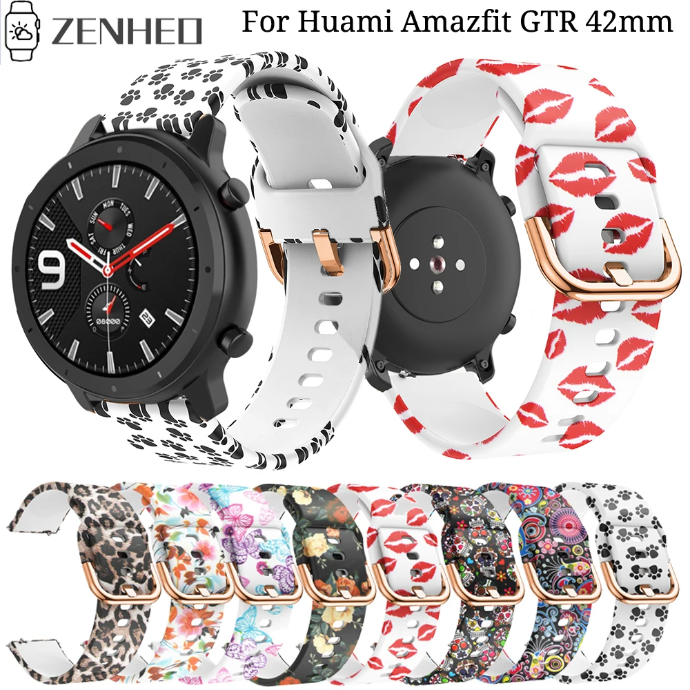 Ремешок 20 мм для Huami Amazfit GTR 42 мм ремешок для samsung Galaxy 42 мм ремешок для samsung Galaxy Watch Active 2 ремешок для часов