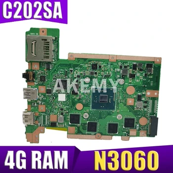 

Akemy C202SA Laptop motherboard for ASUS C202SA C202S C202 Test original motherboard N3060 CPU 4G RAM EMMC-32G