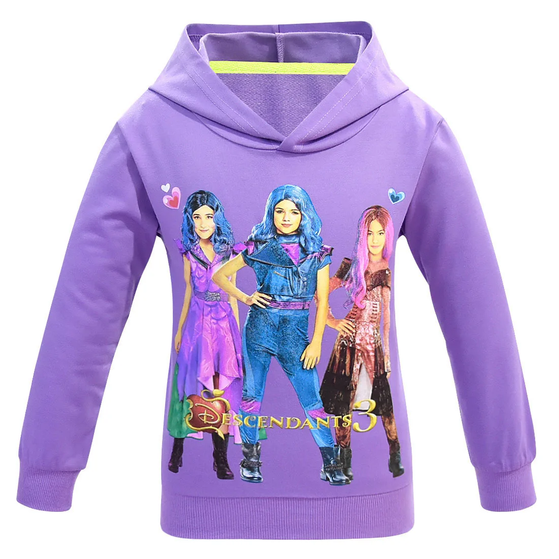 

Spring and Autumn Descendants 3 Girl Hoodies Zipper Boys Sweatshirts Kids New Fashion Jackets Coats Toddler Girls Winter Clothes