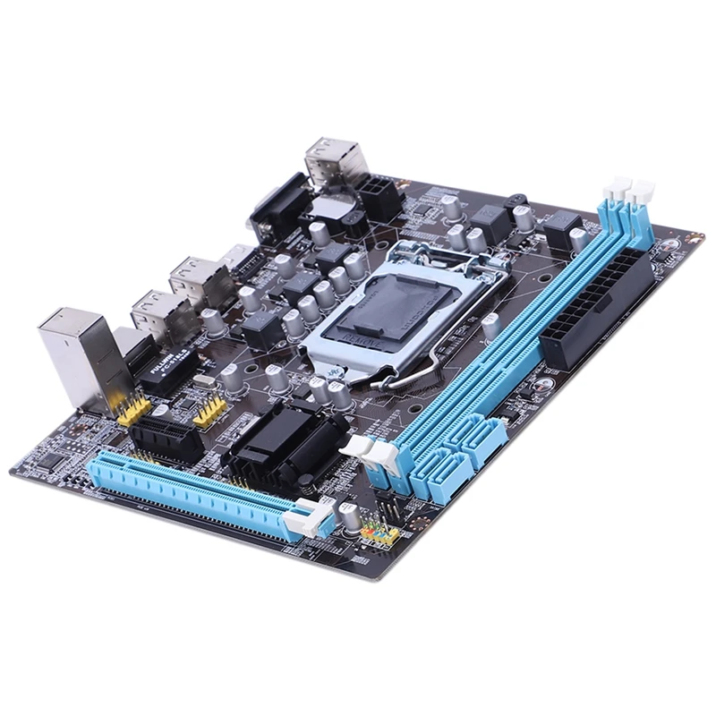 Профессиональная материнская плата H61 LGA 1155 DDR3 ram USB 2,0 плата с поддержкой Core I3 I5 I7 Quad cpu двухканальный настольный компьютер Mainbo