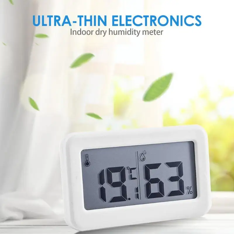 

Mini Digital LCD Indoor Convenient Temperature Sensor Humidity Meter Thermometer Hygrometer Gauge Instrument High-precision New