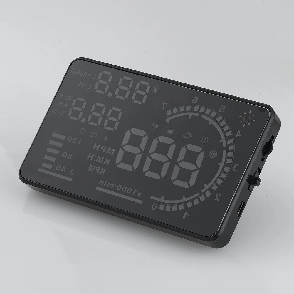 ABS автомобильные аксессуары OBD диагностический инструмент Цифровой Топлива Предупреждение ветер экран HUD светодиодный экран вождения дисплей