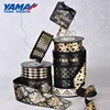 YAMA 10yards/roll Gold Foil Printed Black Ribbon 16 22 25 38 mm Noble Satin Ribbons for Gift Packaging Decoration DIY Craft ► Photo 3/6