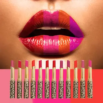 

New Hot 12 Colors Pop Lips Maquillaje Moisture Shimmer Matte Lipstick Set Waterproof Long Lasting Lipstick