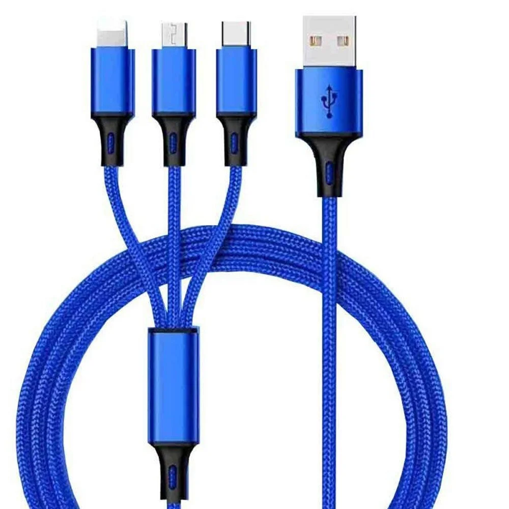 3 в 1 USB кабель для быстрой зарядки и синхронизации данных Micro порт IOS Type C|Кабели