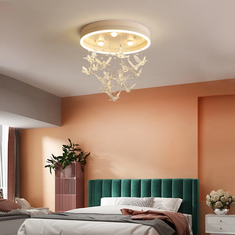

Modern LED ceiling lamp bedroom study dimmable ceiling light indoor lighting household lighting 27W/34W DL brand