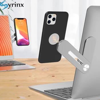 

Dual Monitor Display Clip Adjustable Phone Stand Holder Computer Screen Laptop Side Mount Connect Tablet Support Holder Bracket