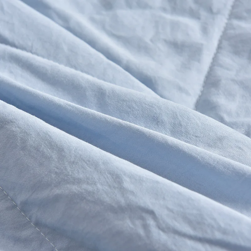 New Style Pure Cotton Washed Cotton Summer Blanket Summer Quilt Thin Blanket Single Double Dormitory Airable Cover Manufacturers