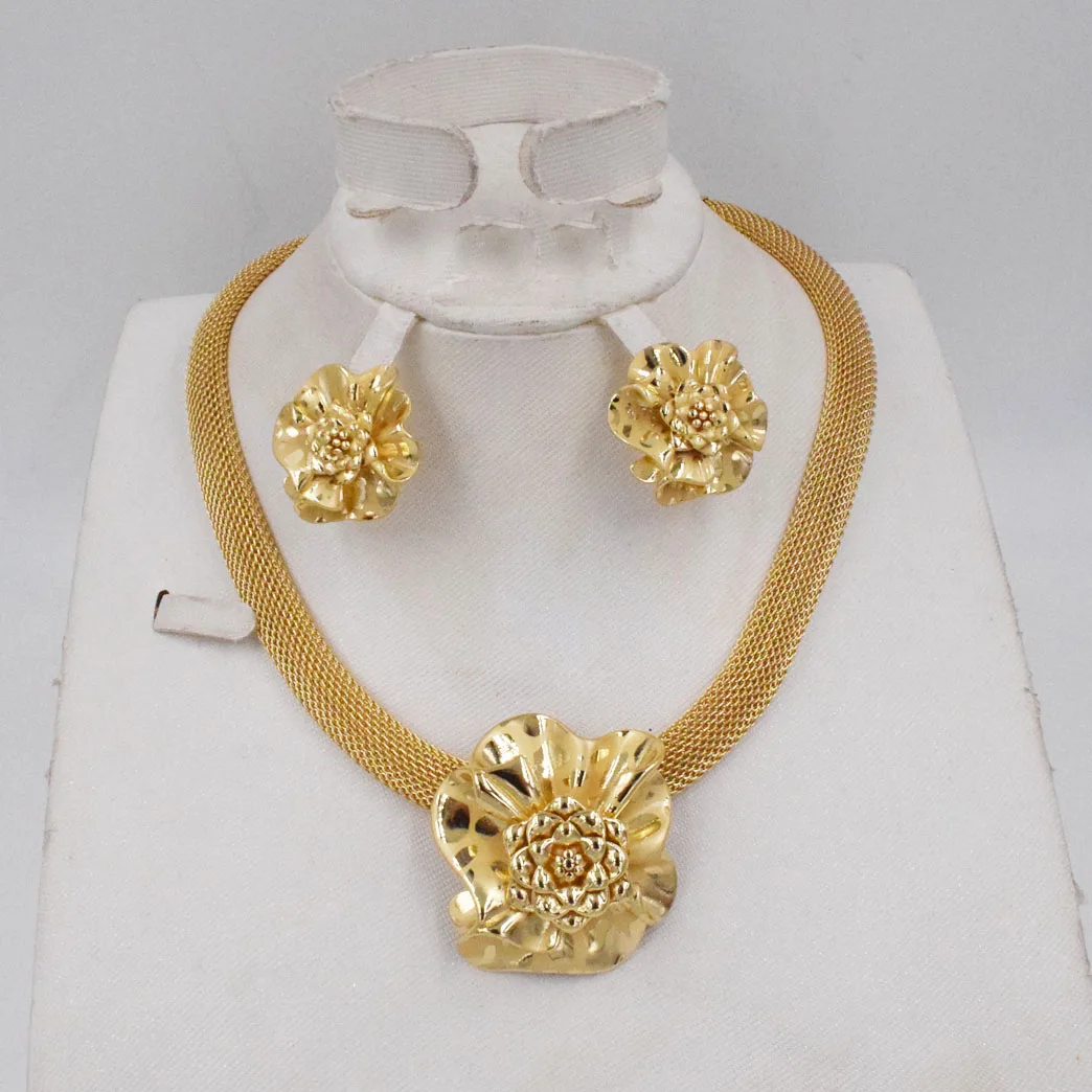 

New High Quality Fashion Dubai Jewelry Set Nigerian Wedding African Jewelry