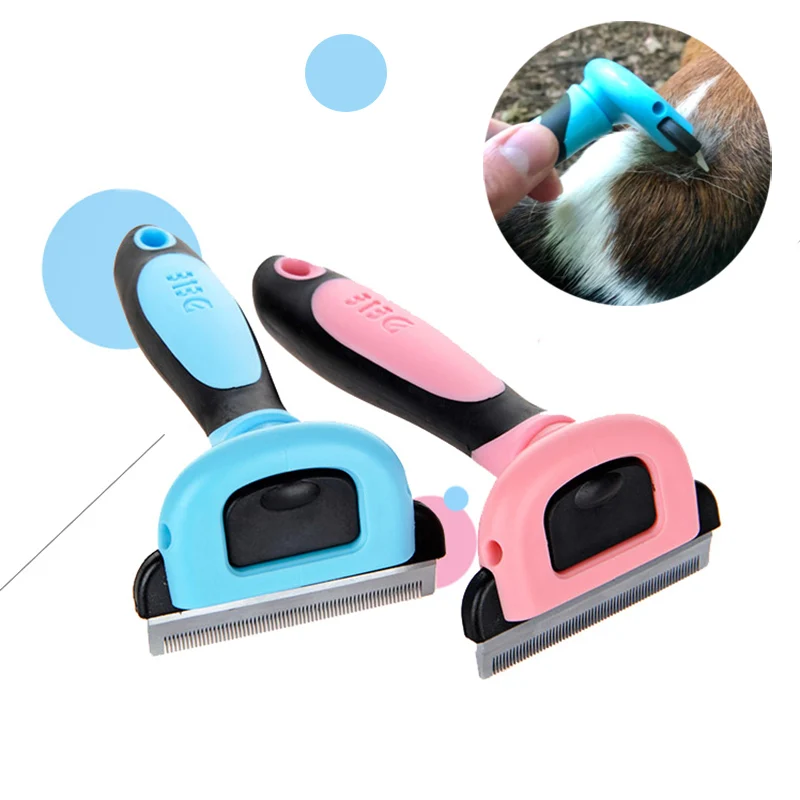 

New Pet Supplies Dog Hair Remover Cat Brush Beauty Tools Detachable Scissors Accessories Pet Trimmer Comb For Pet Dogs Cats