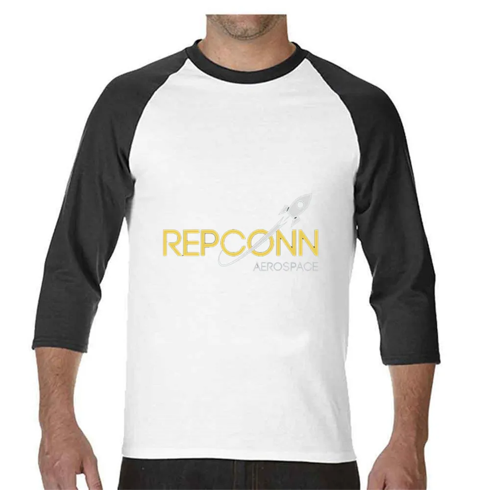 

Men's Football Shirt Off White Gym Couture Hip Hop Print Tee Shirt The Rocket Three Quarter Sleeve T-shirt Lil Peep