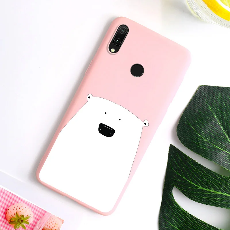 Силиконовый чехол для huawei Y5 Y6 Y7 prime Y9 2018 матовый мягкий из силикона и ТПУ КРЫШКА