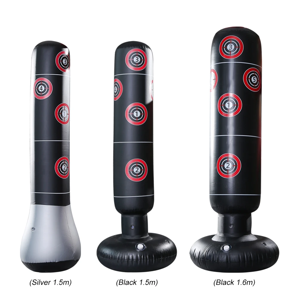 Inflatable Boxing Bag Training Relief Exercise Punching Stand Fitness Equipment