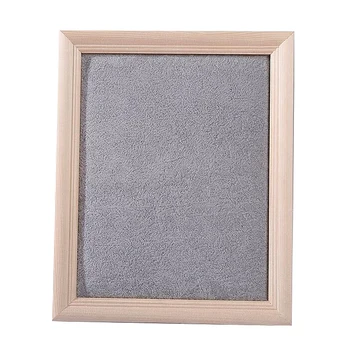 

Solid Wood Jewelry Rack Photo Frame Jewelry Storage Rack Creative Hanging Earrings Display Necklace Necklace Jewelry Display