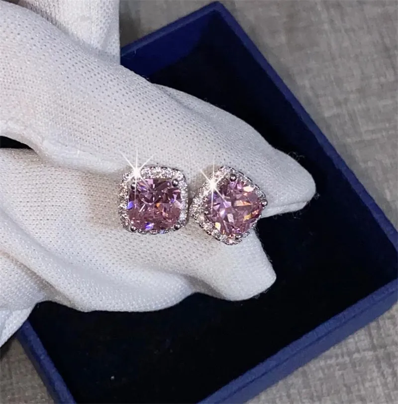 Cubic Zirconia Brincos Accessories, Cubic Zirconia Stud Earrings