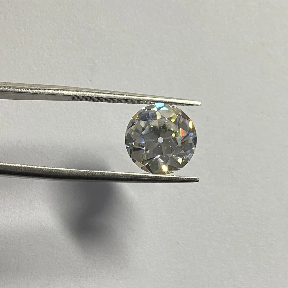 Meisidian 10mm 4 Karat D VVS1 Round Old European Cut Loose Moissanite Diamond Price 6