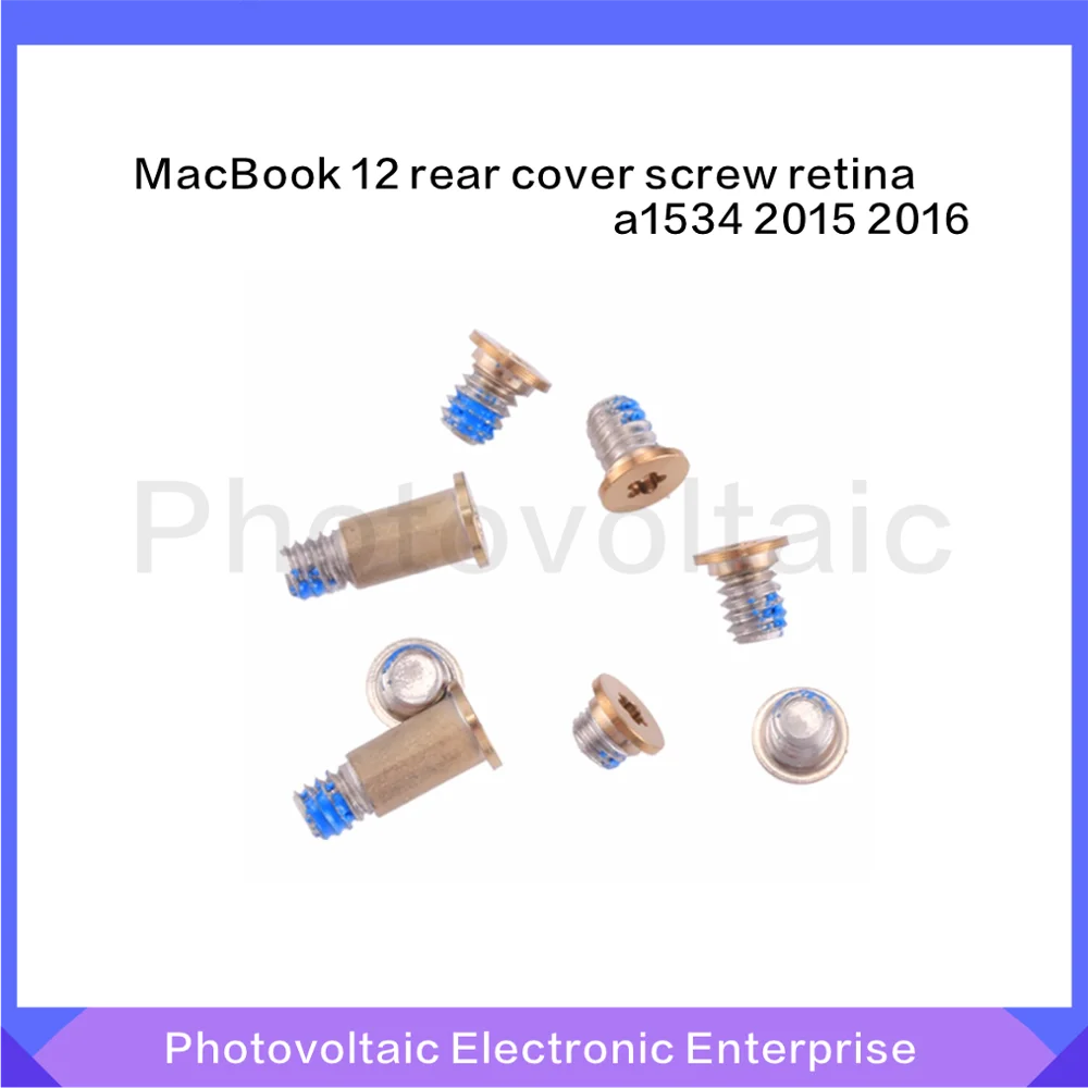 8 шт./компл. Нижняя задняя крышка чехол винты для MacBook 12 &quotRetina A1534 2015 2016 инструмент